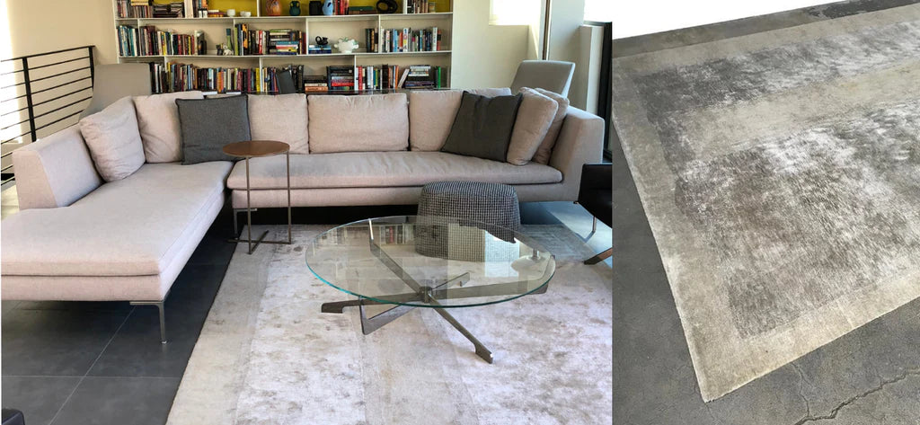 Client Inspiration: Shadow Mix Rug Adds Shimmer to Living Room