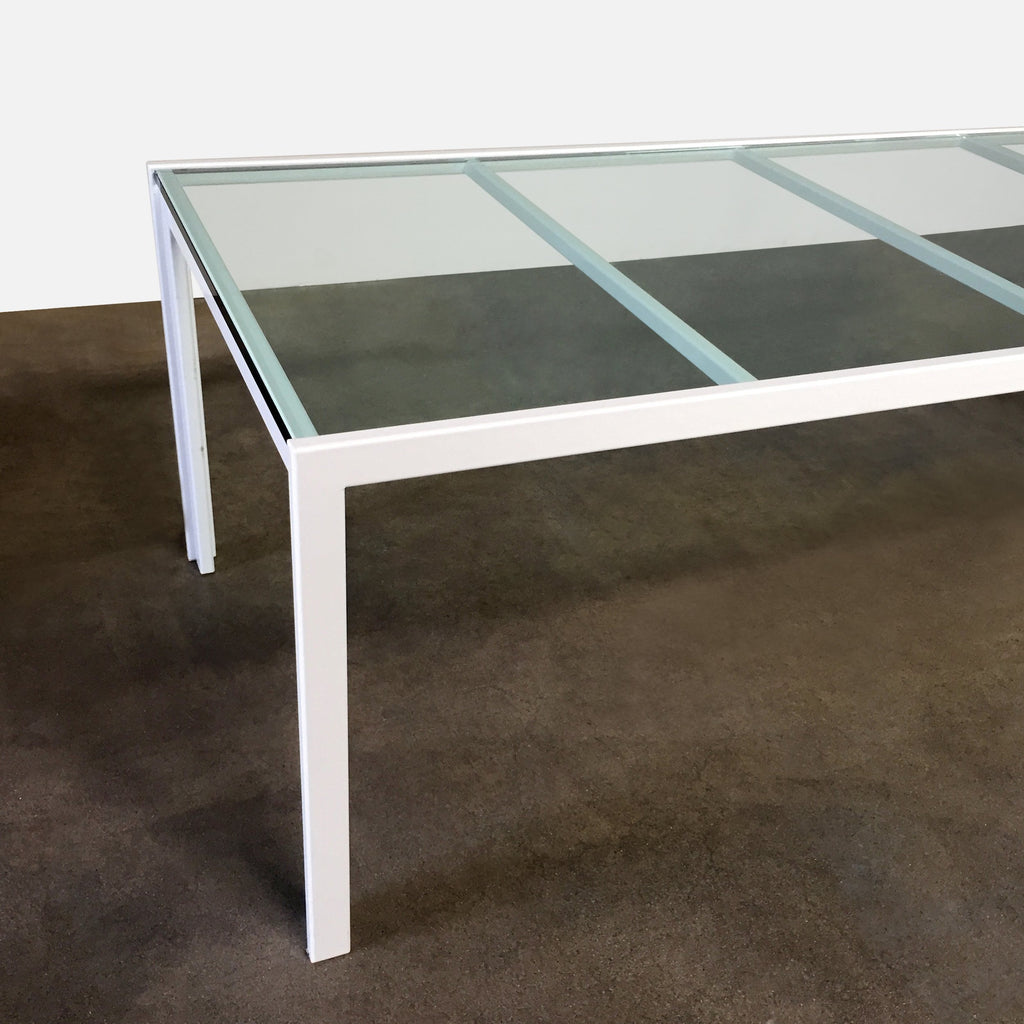 Glass Top Table, Outdoor - Modern Resale