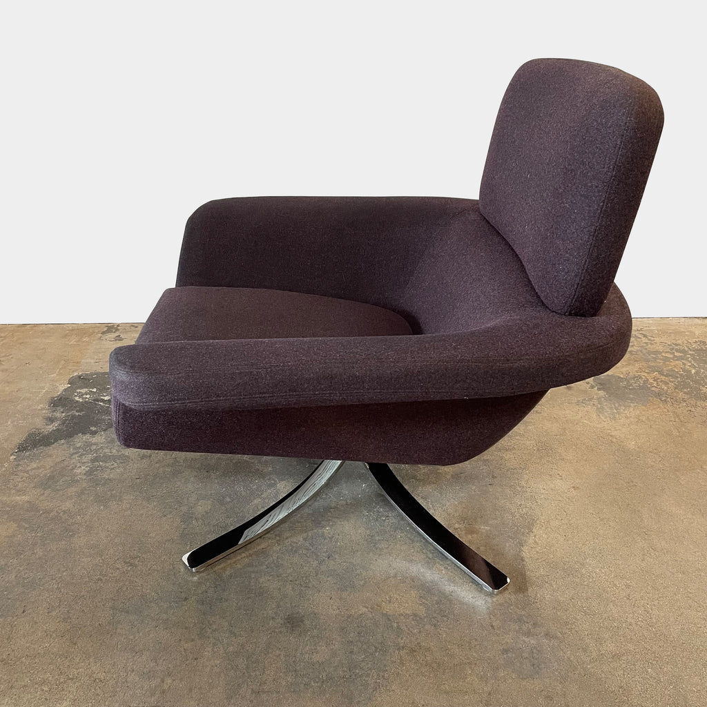 Blake-Soft Armchair & Ottoman, Chair & Ottoman - Modern Resale