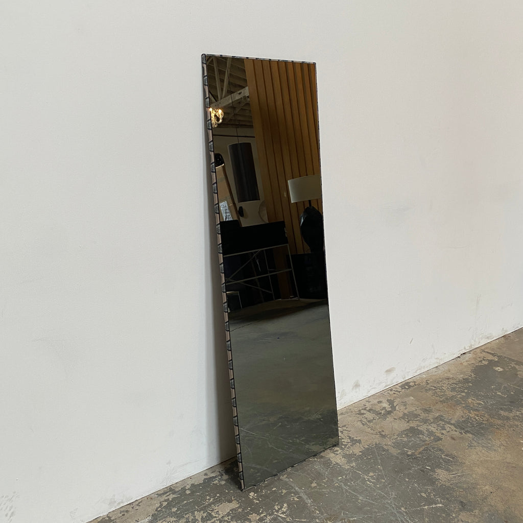 Standing Mirror with Fabric Back, Mirrors - Modern Resale