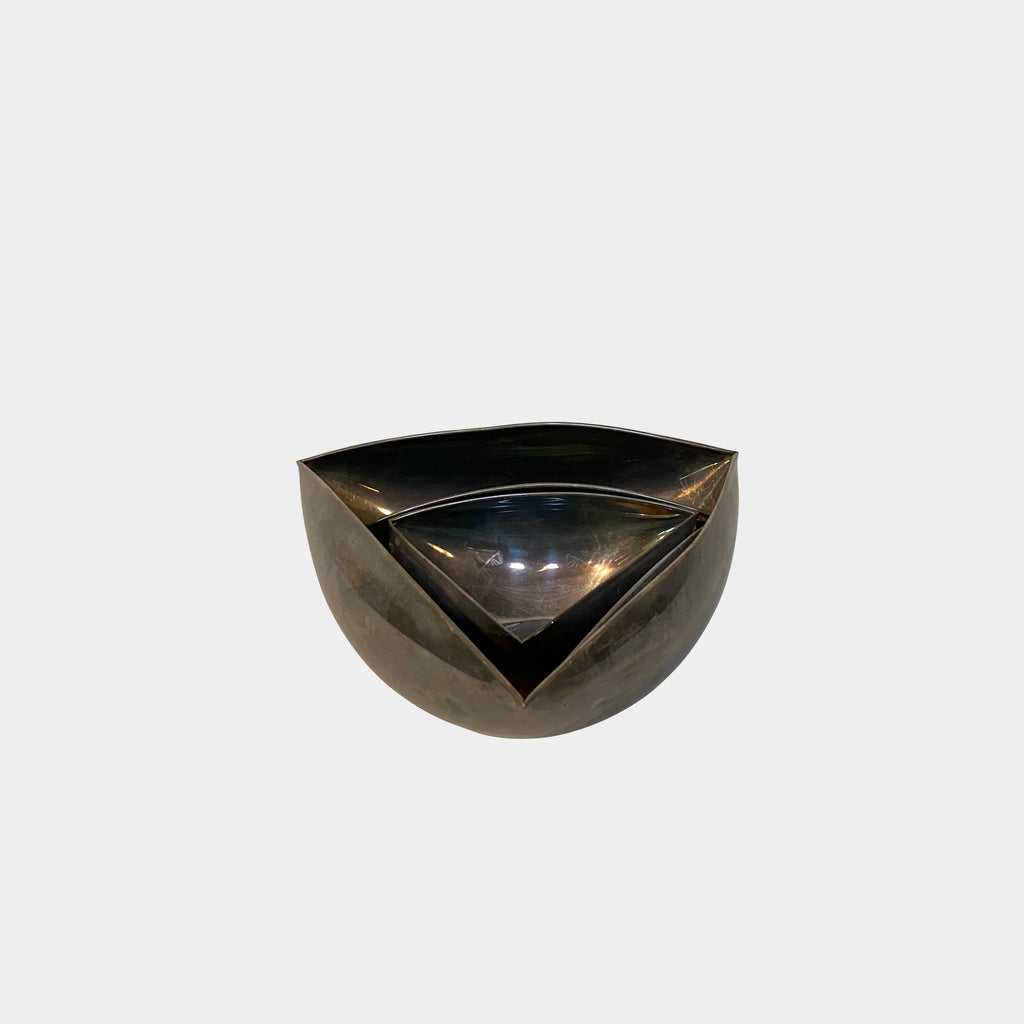 Sterling Silver Triangular Bowls, Decor - Modern Resale