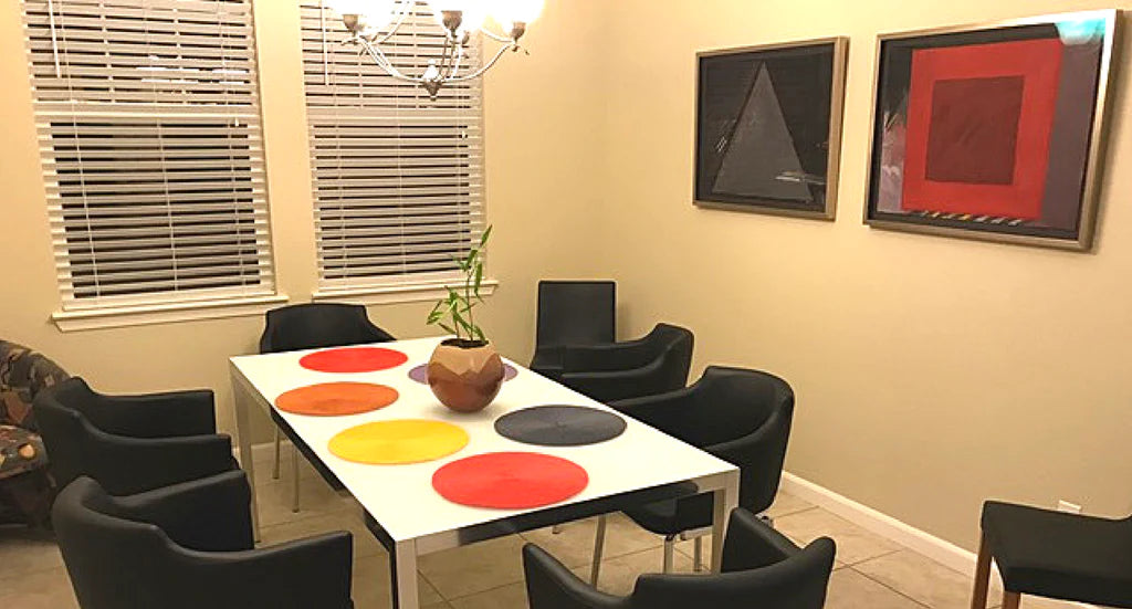 Client Inspiration: Chrome MDF Table Finds a Home Among Friends