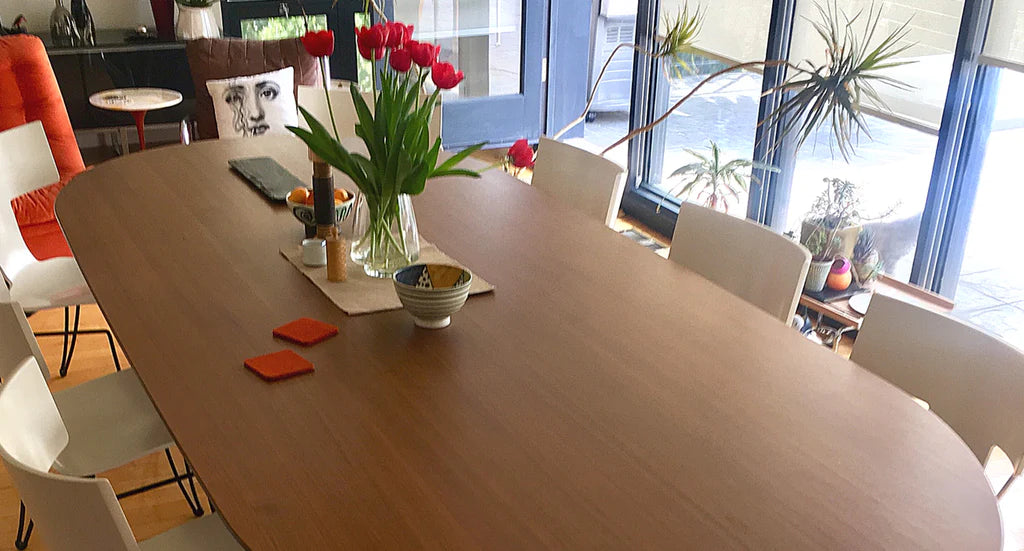 Client Inspiration: Shine Table Squeezes More Guests Around the Table