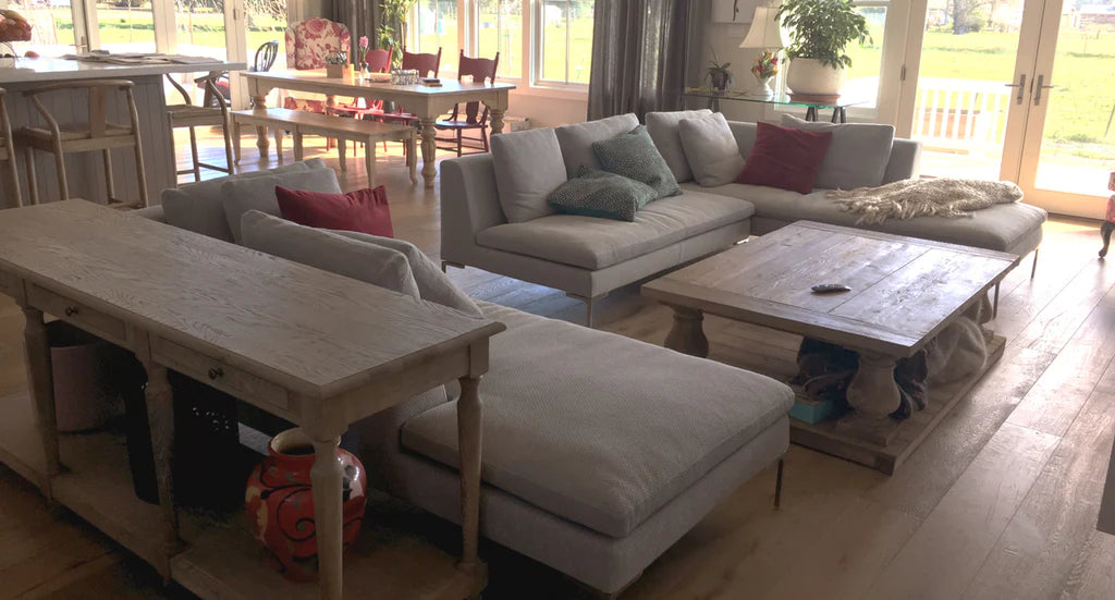 Client Inspiration: 3 Piece B&B 'Charles' Sectional Makes Room for the Whole Family