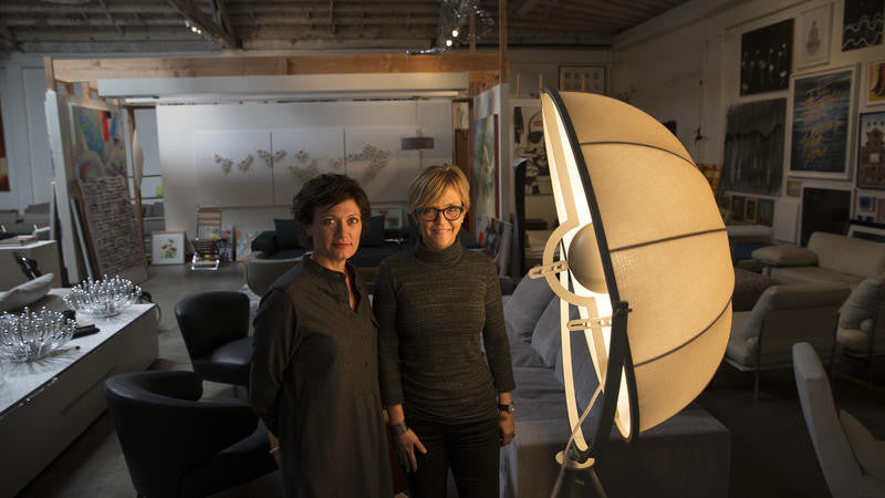 Stacia Vinar and Sarah Whipple at Modern Resale