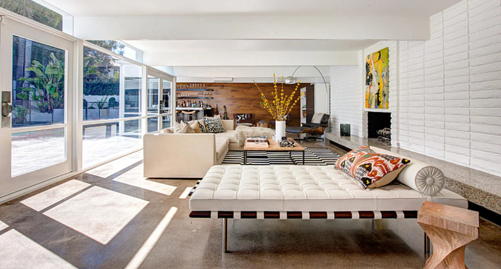 The Many Ways to Arrange the Mies van der Rohe Barcelona Daybed