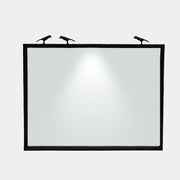 The Made Goods Joelle Three Birds Mirror is a rectangular wall mirror with a dark frame and three bird-shaped accents on its top edge, shown against a plain light background.