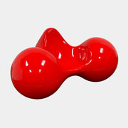 The Eero Aarnio Originals Tomato Chair by Eero Aarnio Originals is a glossy red modern plastic chair with three rounded, connected sections, inspired by the original design and shown against a plain white background.
