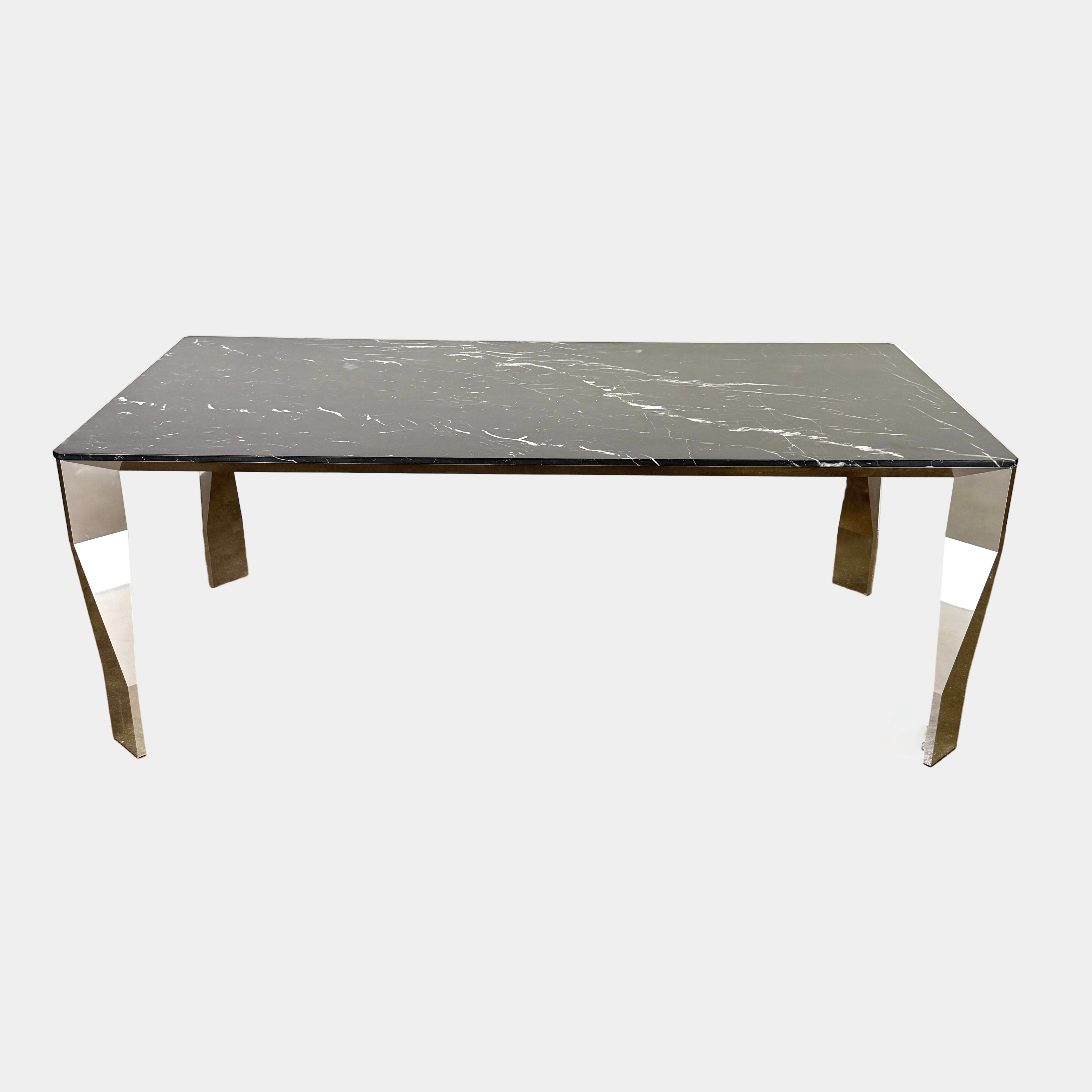 Molteni & C 'Grado' Dining Table by Ron Gilad Black Oak Smoke