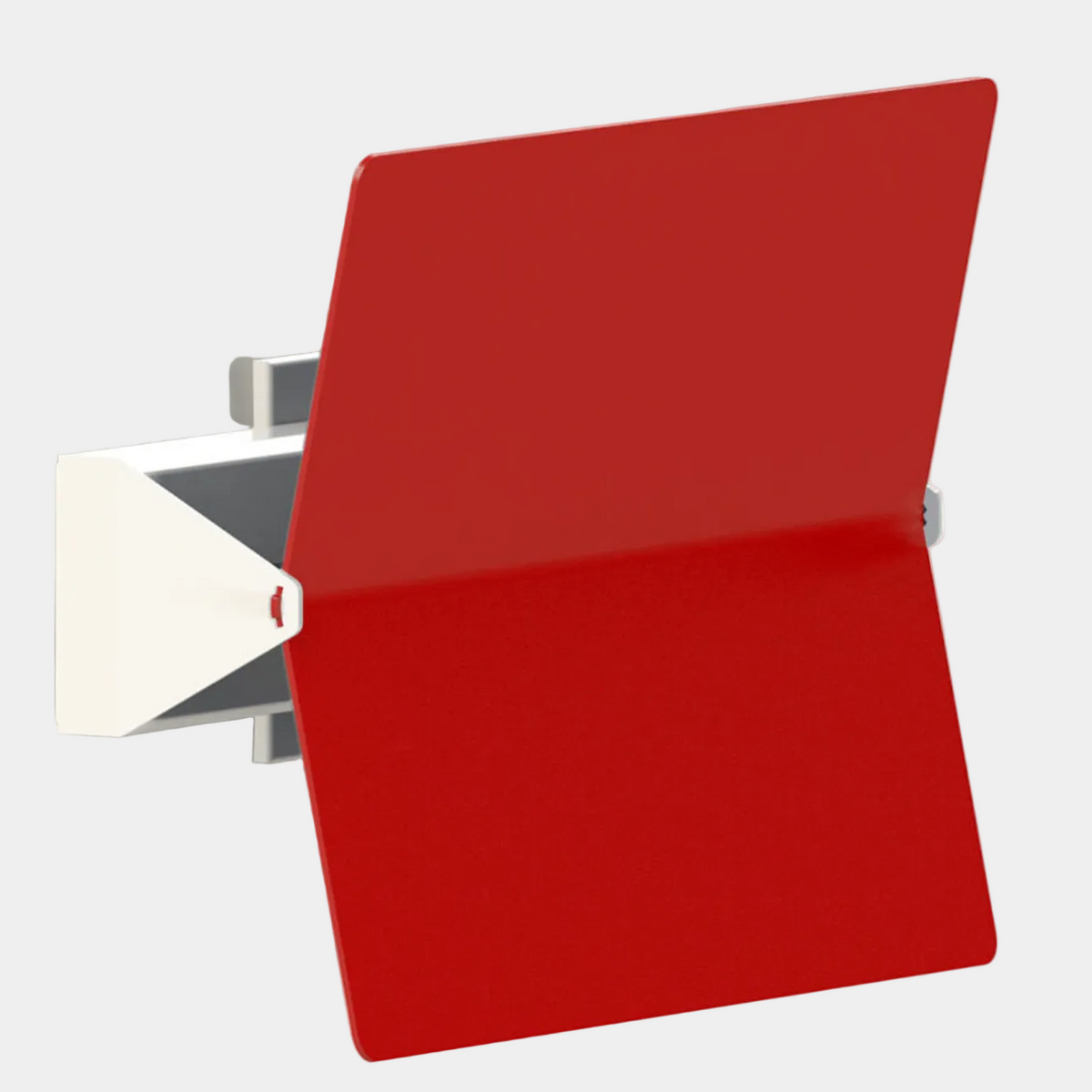 Red Nemo Applique À Volet Pivotant Plie Wall Sconce with an adjustable rectangular metal flap.