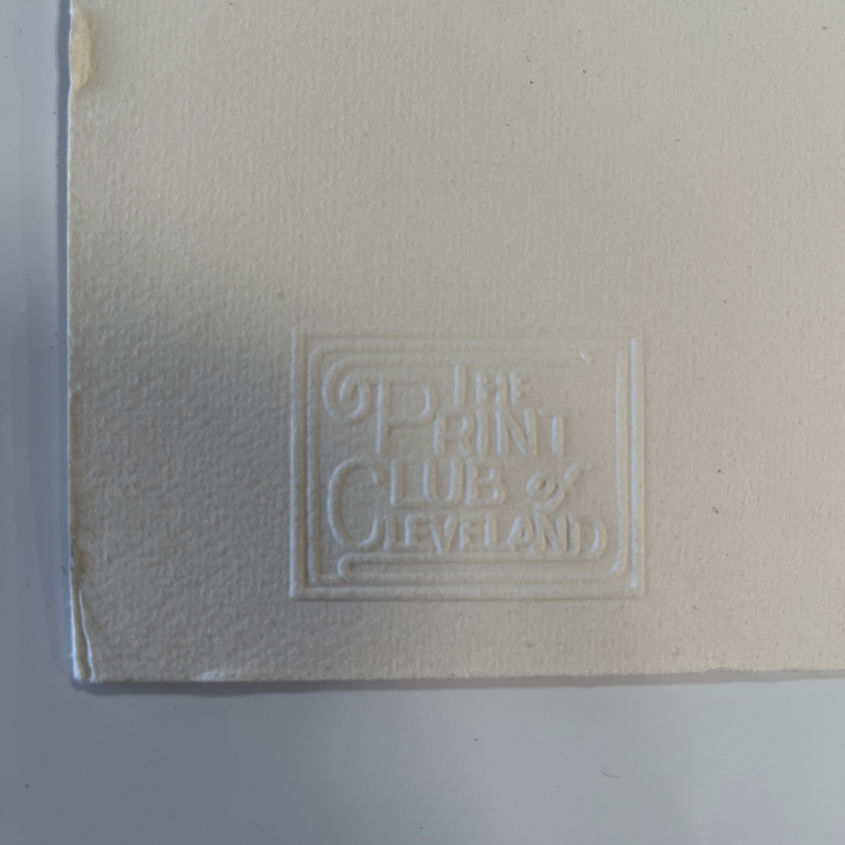 The John Pearson Circle-Section Series / Invert PC 1984 features abstract geometric artwork with overlapping red, teal, and brown shapes on a light background. Enhancing the composition is a subtle circular grid pattern, and John Pearson's signature can be seen at the bottom right.