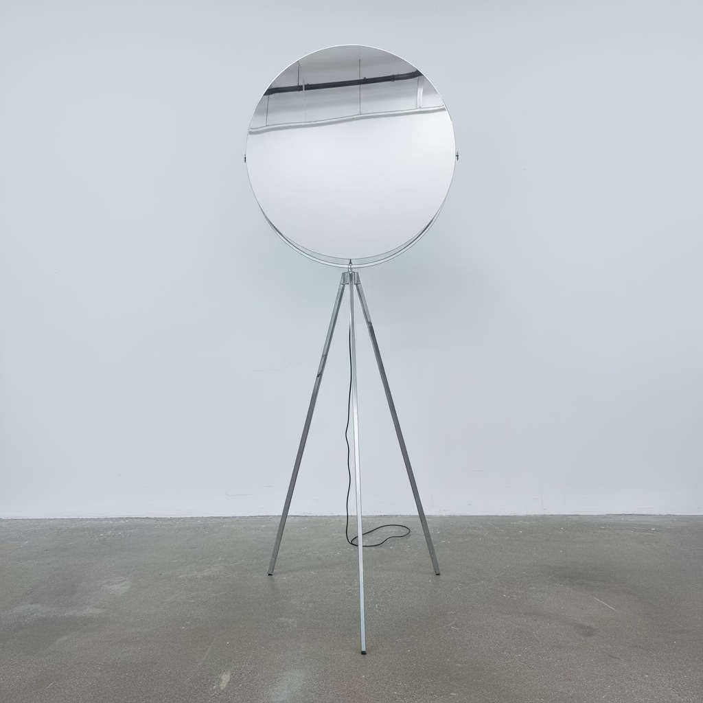Flos superloon behind the disk