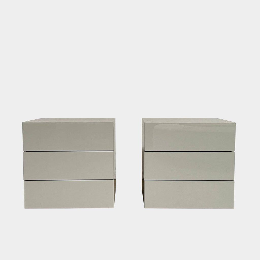 A pair of B&B Italia Door Nightstand Sets on a white background by B&B Italia.