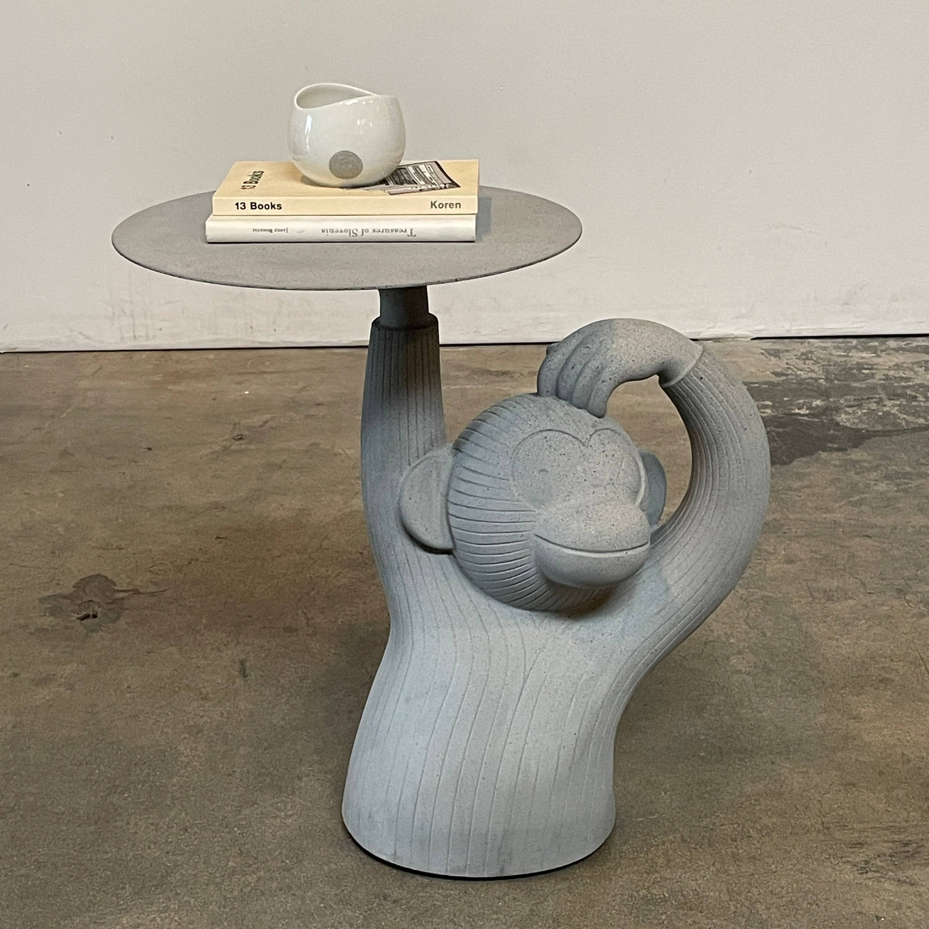 A BD Barcelona Monkey Side Table placed on top of a table.