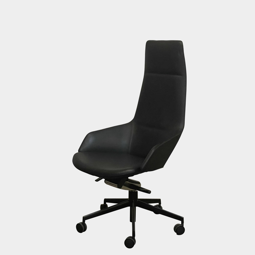 An Arper Aston Executive Office Chair with wheels.
