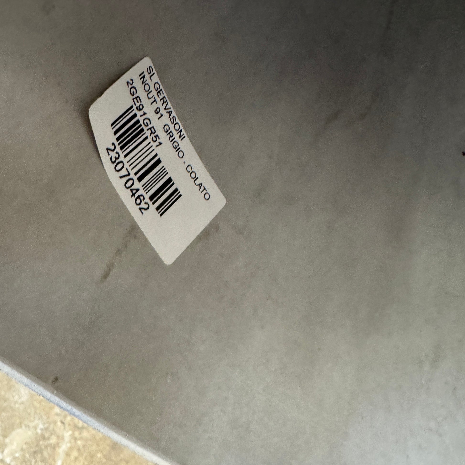 The Gervasoni In/Out Bottles, Set of 2 by Gervasoni features two glossy cobalt blue ceramic bottles of varying heights displayed side by side against a plain white background.