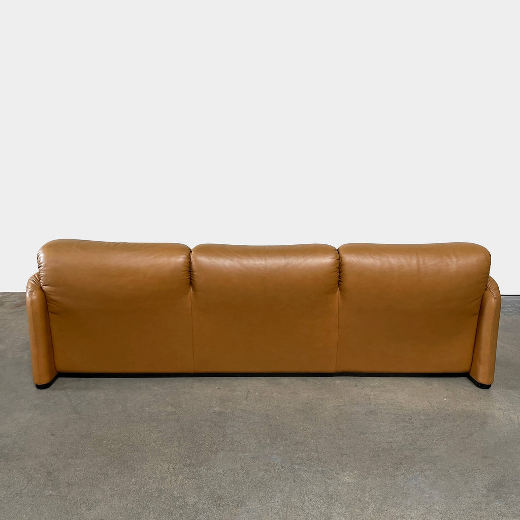 A Maralunga Three Seater sofa by Cassina on a white background.