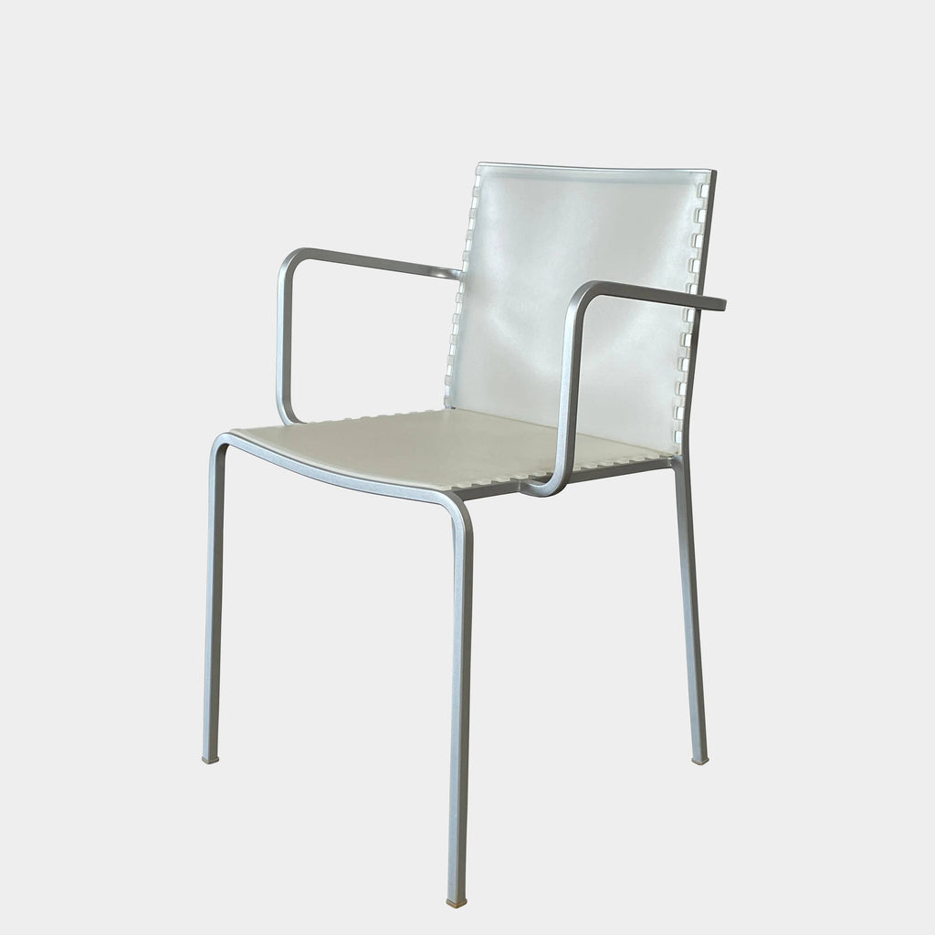 Four Desalto Zip Dining Chair Sets in a row against a white background.
