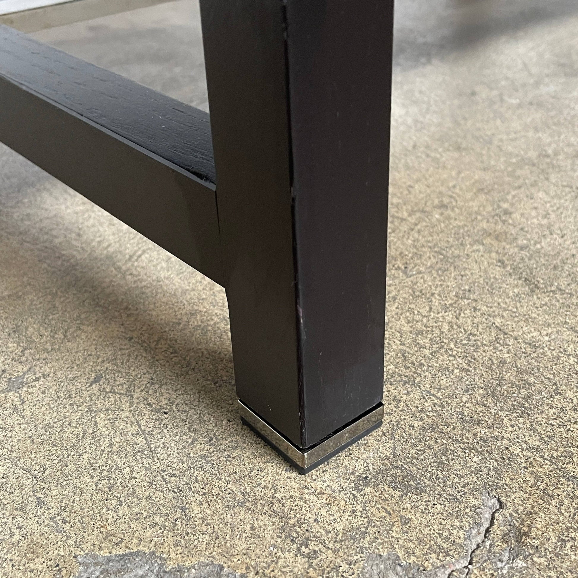 A pair of Minotti Harvey nightstand sets with drawers.