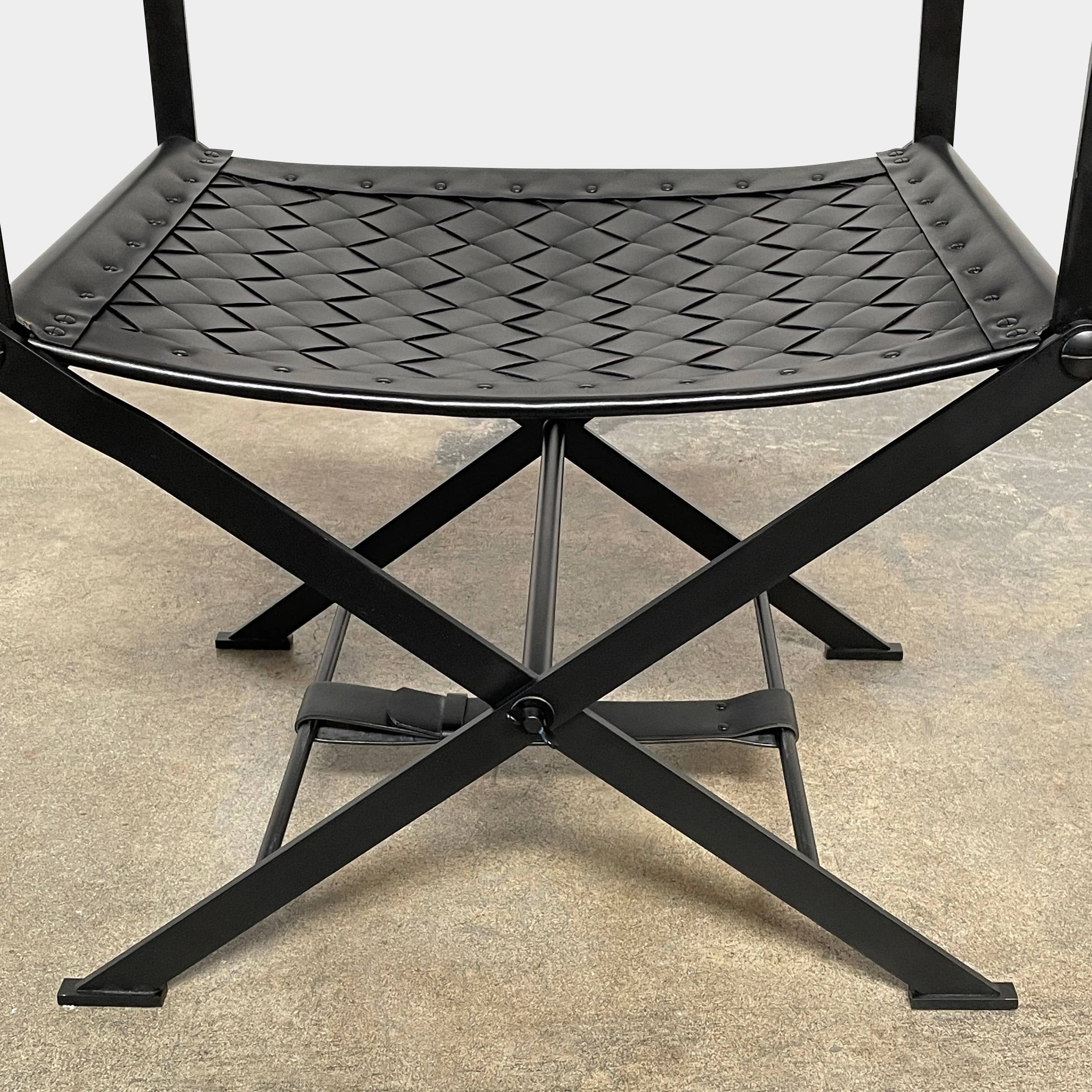 Nero Leather Director's Chair, Work Chairs - Modern Resale