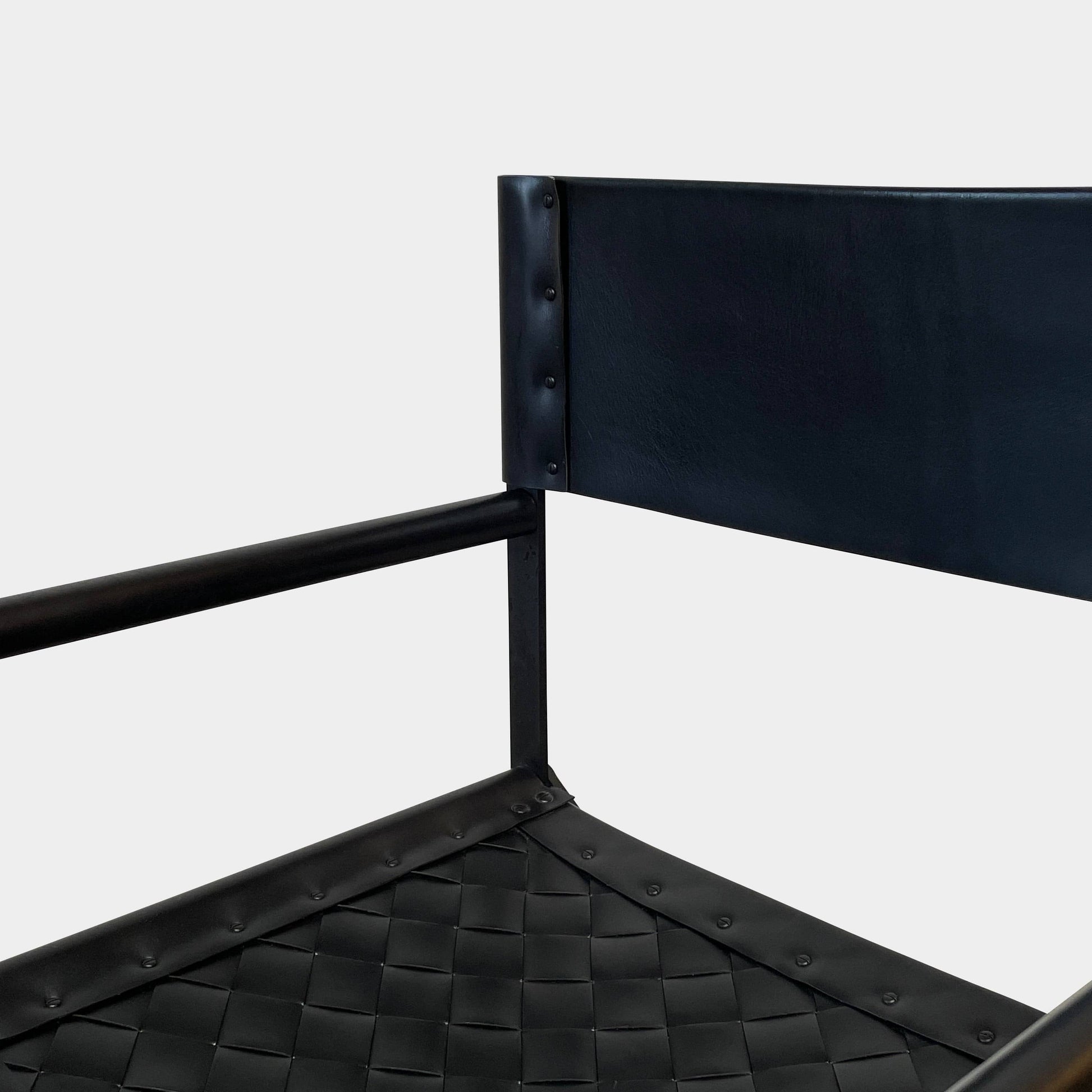 Nero Leather Director's Chair, Work Chairs - Modern Resale