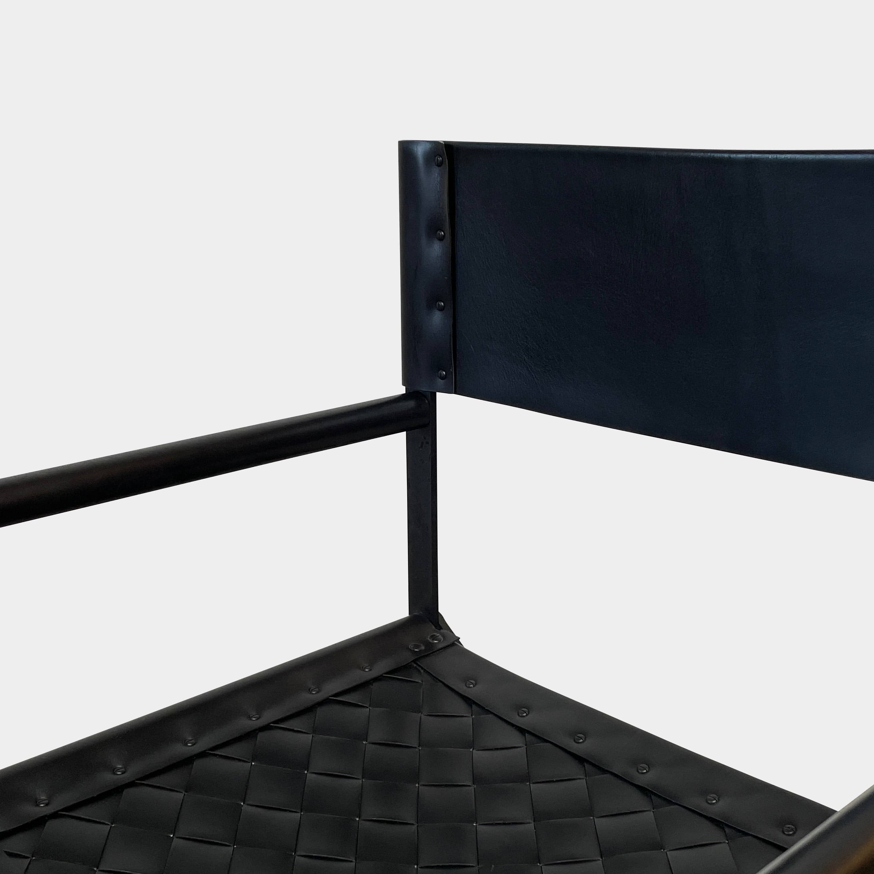 Nero Leather Director's Chair, Work Chairs - Modern Resale