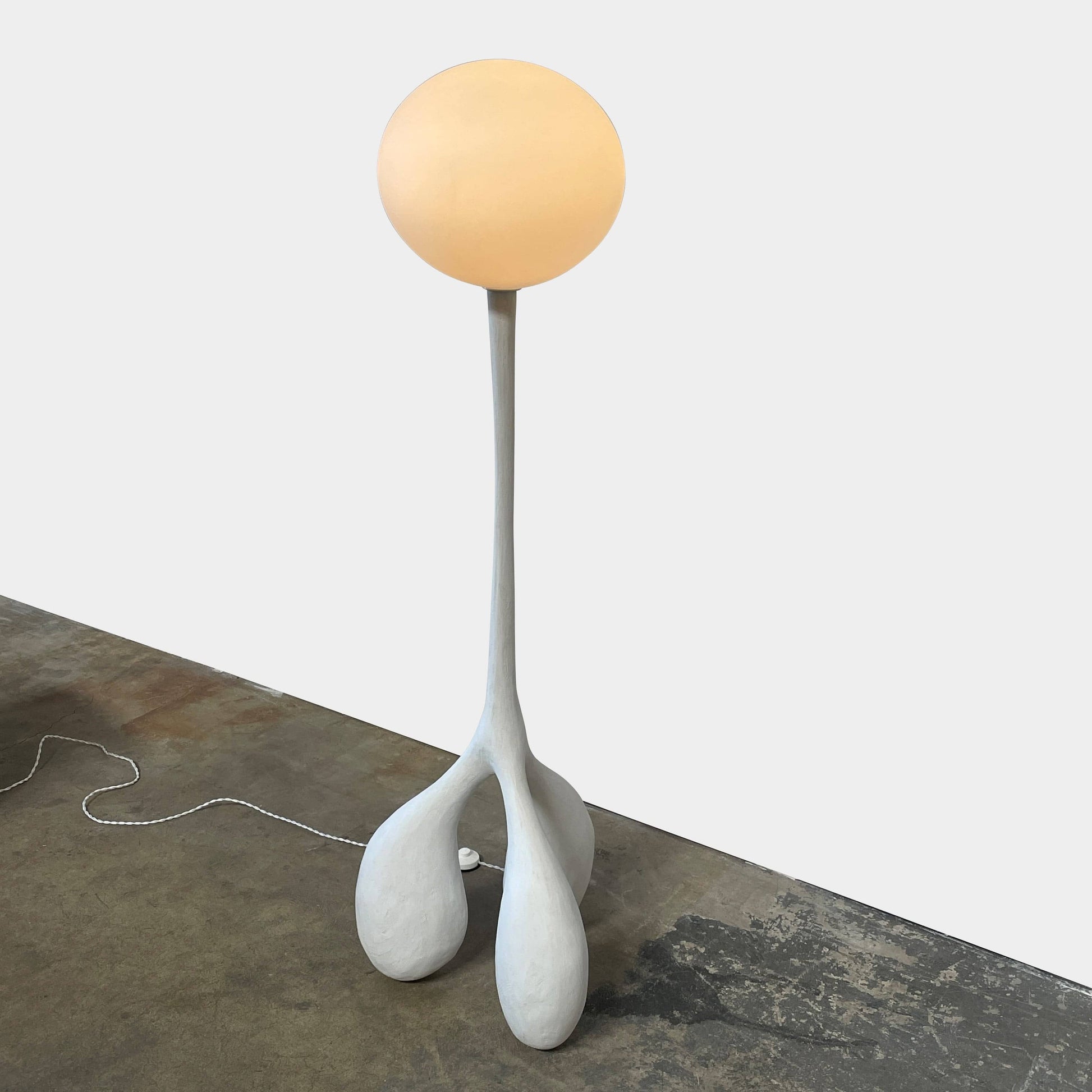 A Ralph Pucci Mahina Floor Light Sculpture 3d printed.