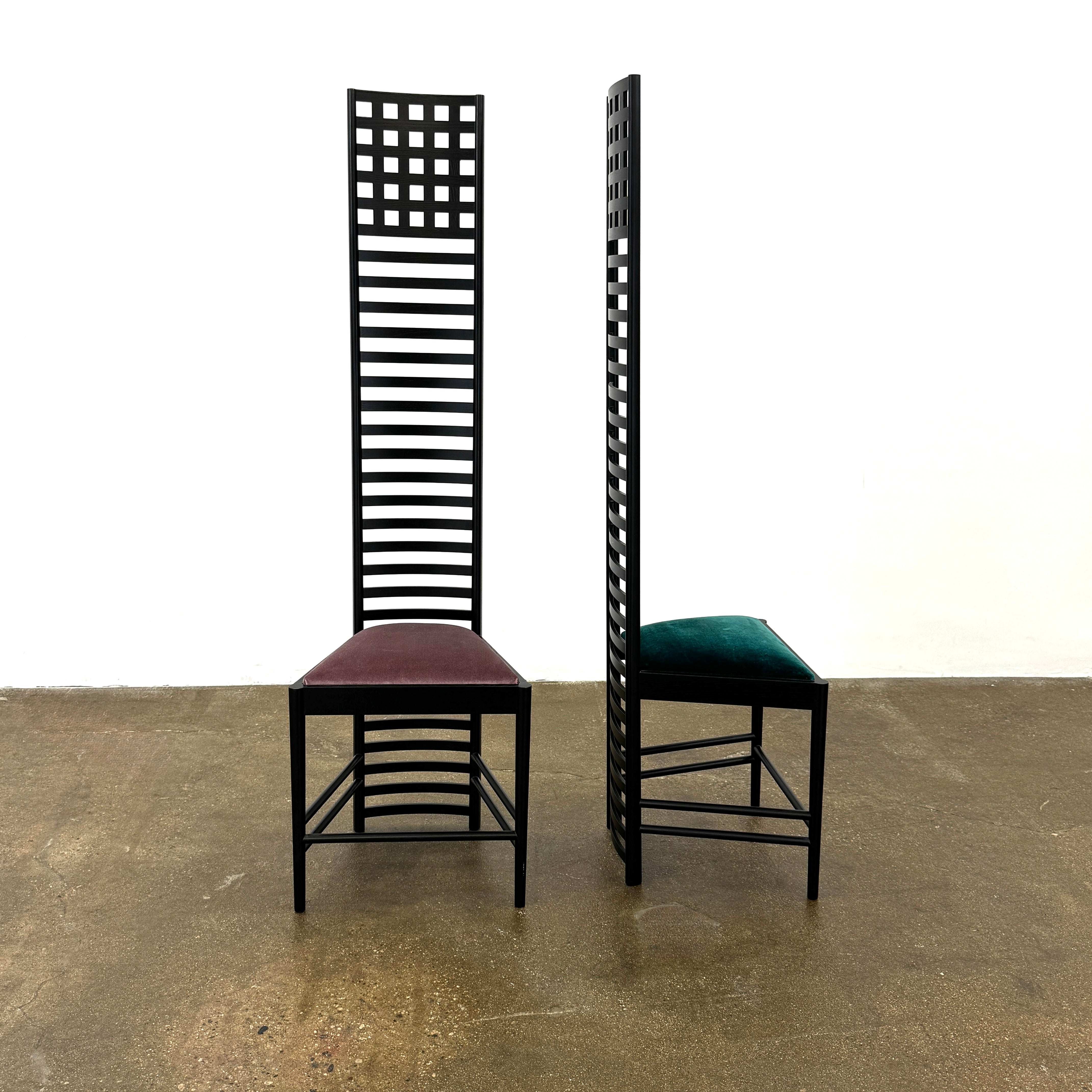 如月セール★希少★Cassina 292 HILL HOUSE Pair of Cassina 292 Hill House Chairs by Charles R. Mackintosh