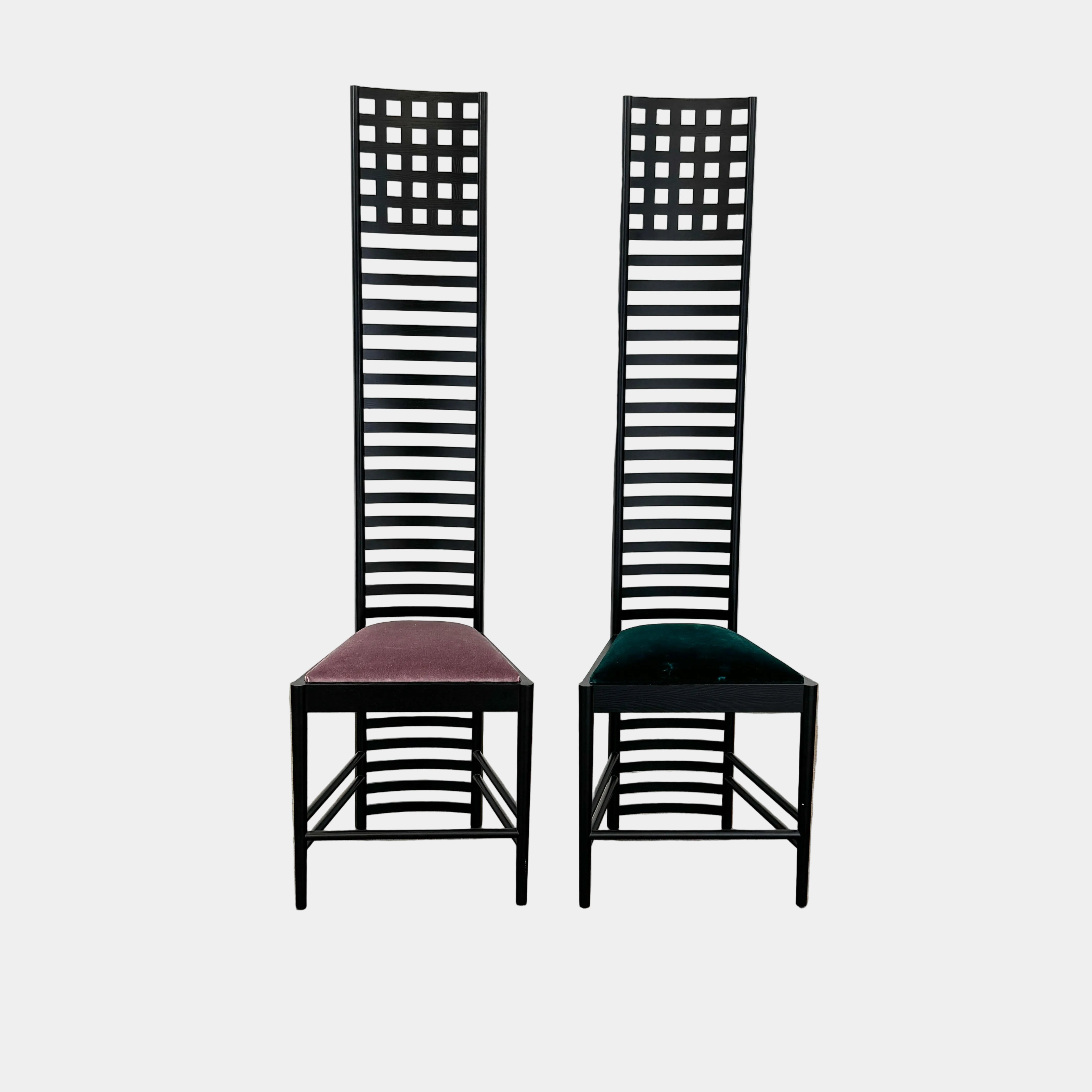 如月セール★希少★Cassina 292 HILL HOUSE Pair of Cassina 292 Hill House Chairs by Charles R. Mackintosh