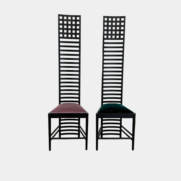 Pair of Cassina 292 Hill House Chairs by Charles R. Mackintosh