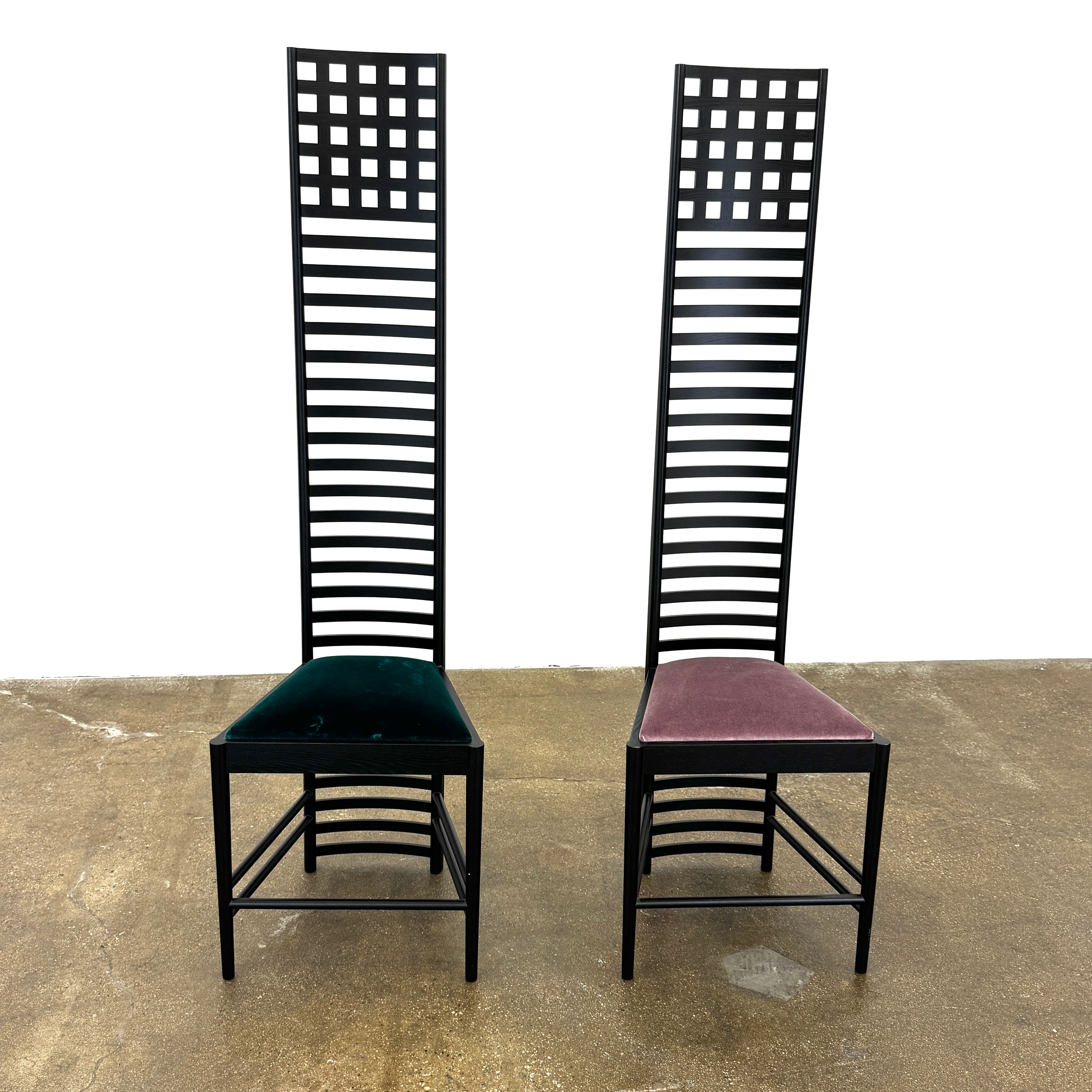 如月セール★希少★Cassina 292 HILL HOUSE Pair of Cassina 292 Hill House Chairs by Charles R. Mackintosh