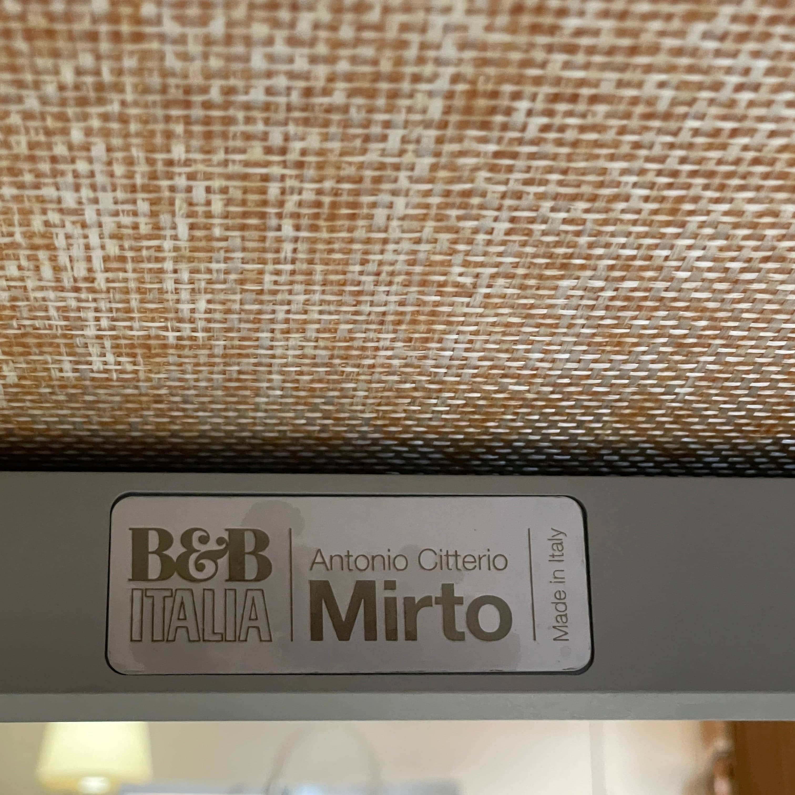 An elegant simplicity with a B&B Italia Mirto Outdoor Dining Table on a white background.