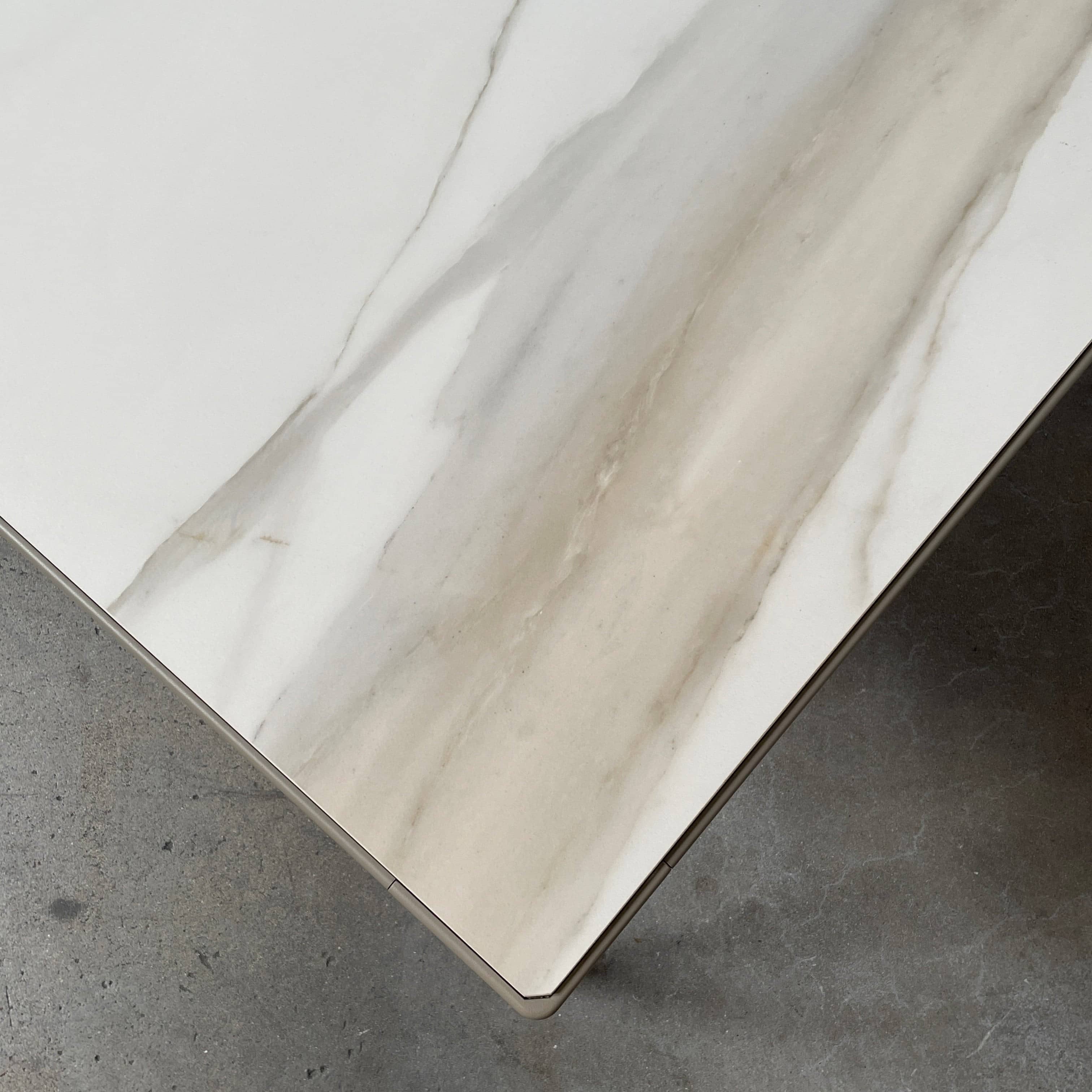 An elegant simplicity with a B&B Italia Mirto Outdoor Dining Table on a white background.