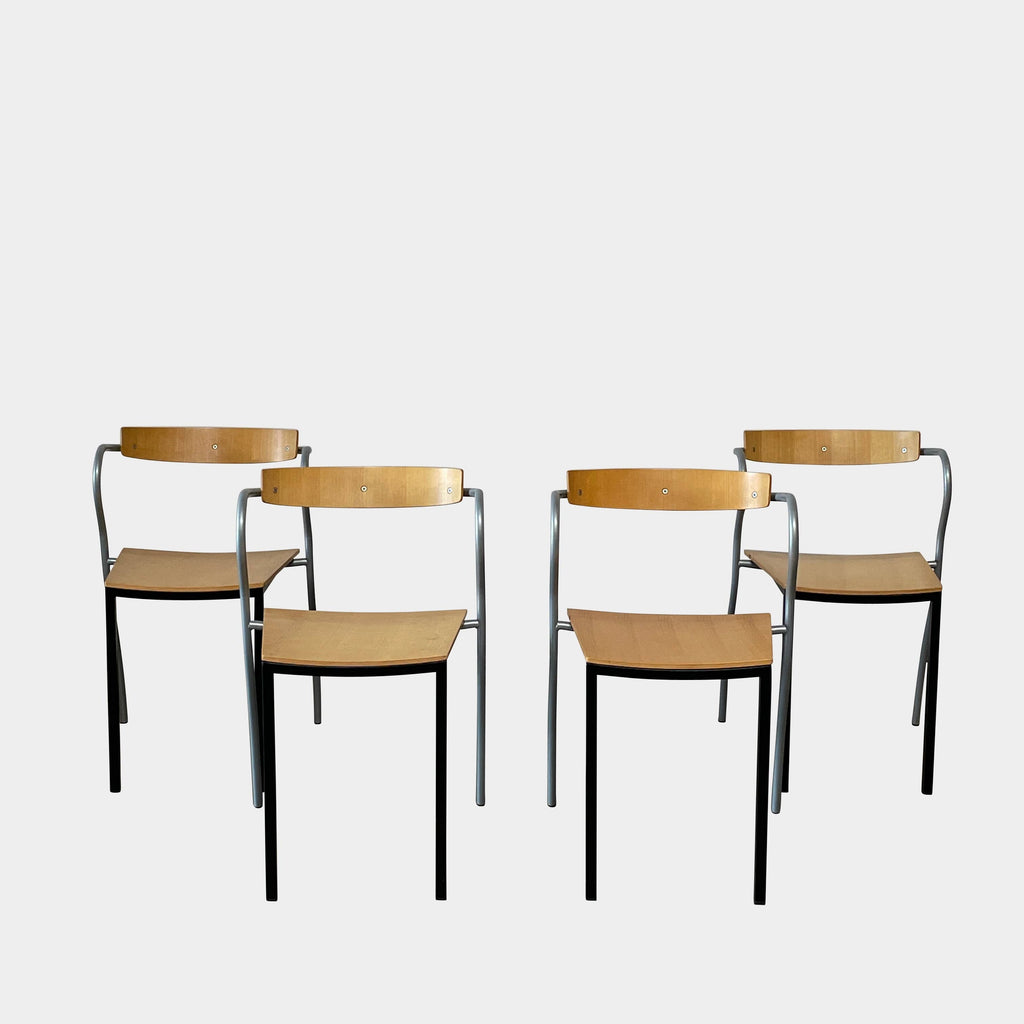 Four Artelano Rio Stackable Dining Chair Sets on a white background.