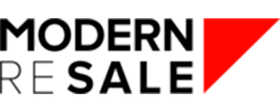 Modern sale logo on a white background.