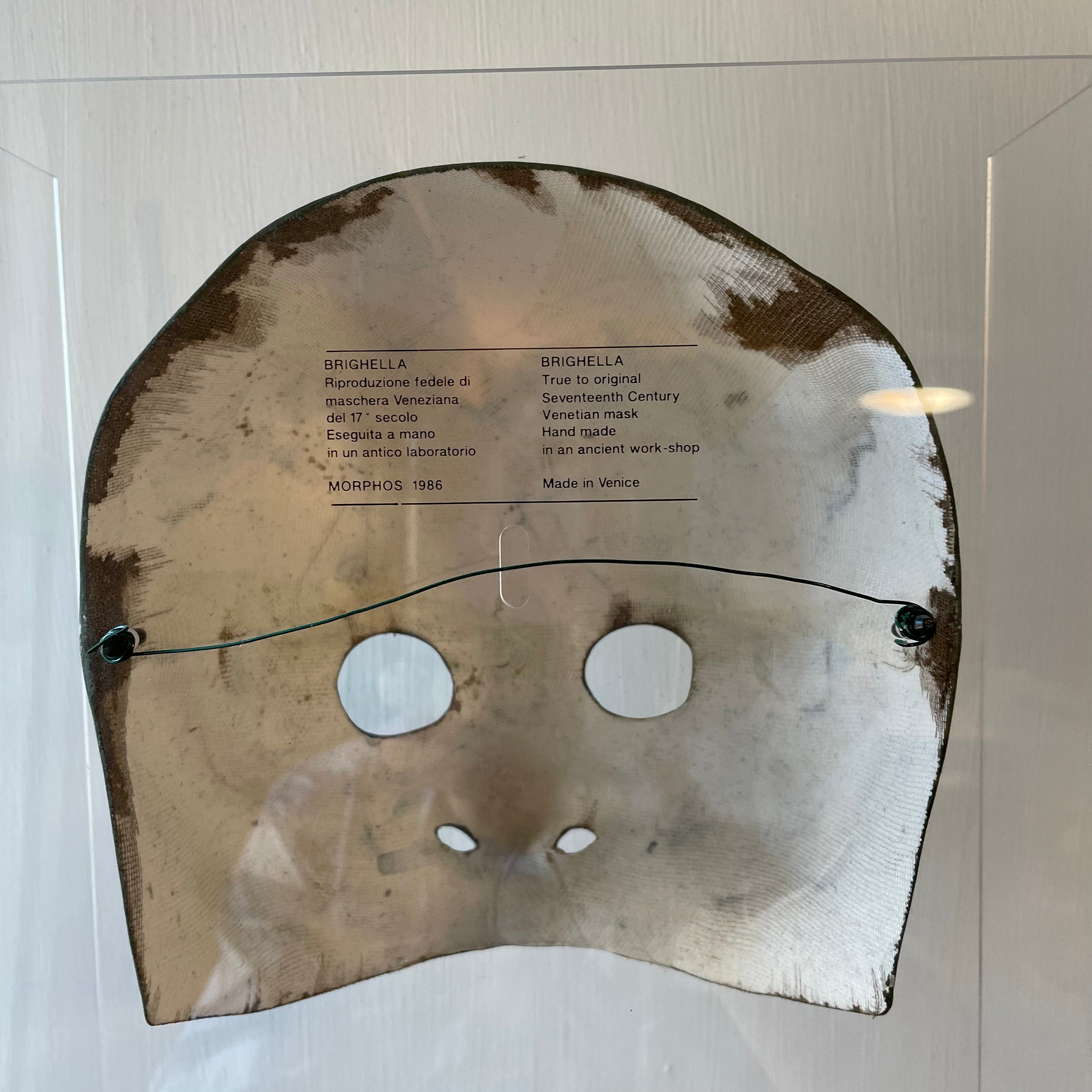 Seventeenth Century Venetian Mask Replica, Decor - Modern Resale