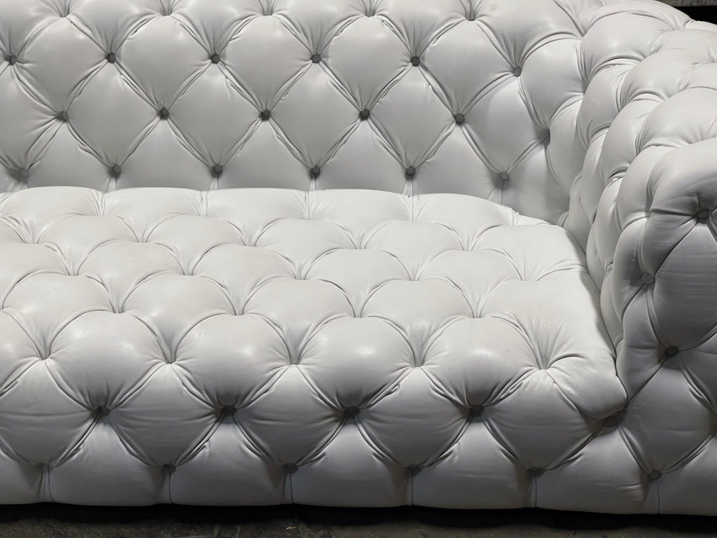 A Baxter Chester Moon sofa on a white background.