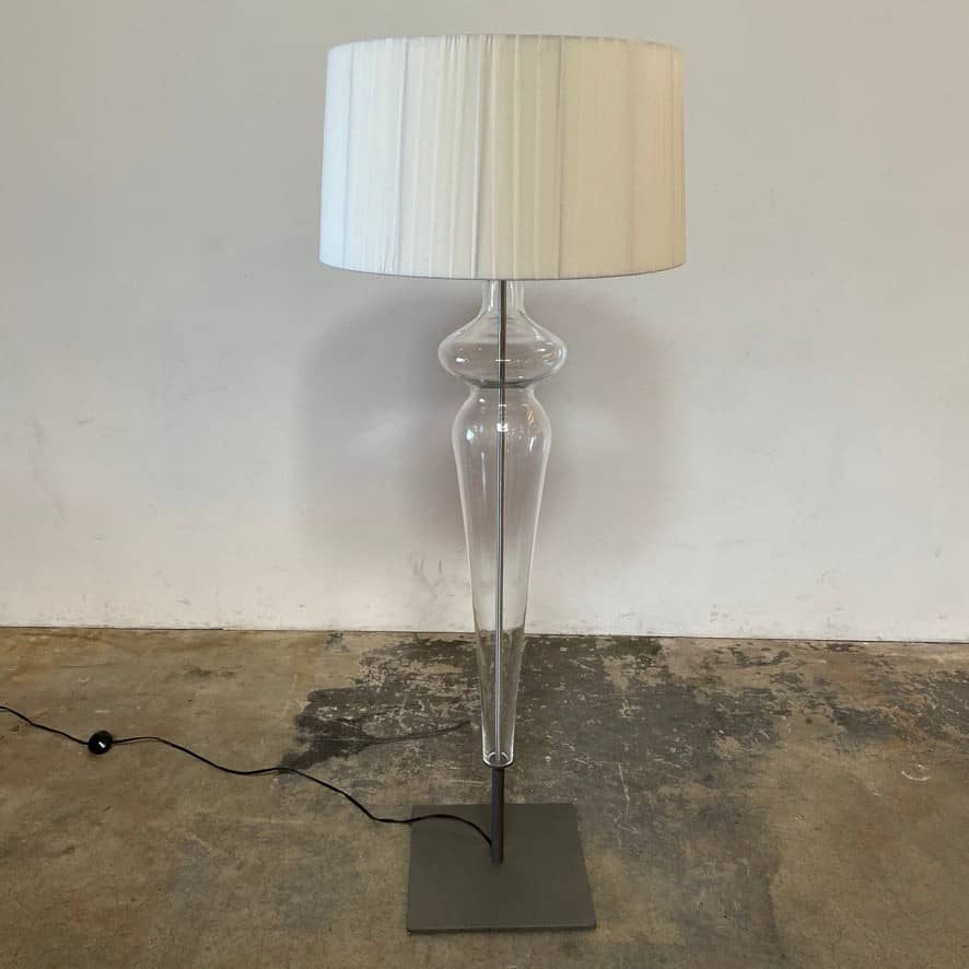 Holly Glass Floor Lamp, Floor Lights - Modern Resale