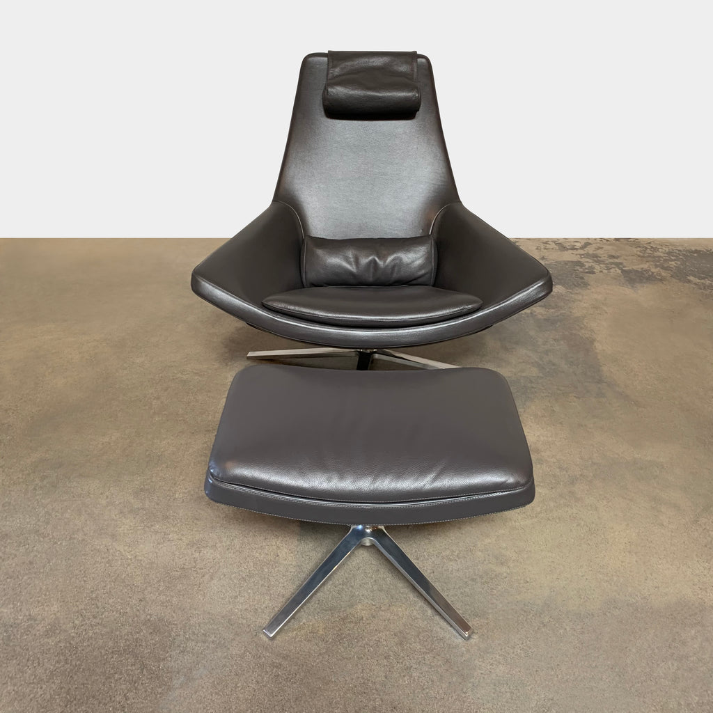 Metropolitan Chair & Ottoman Set, Chair & Ottoman - Modern Resale