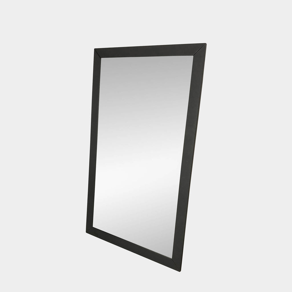 Wall Mirror with Leather Frame, Accessories - Modern Resale