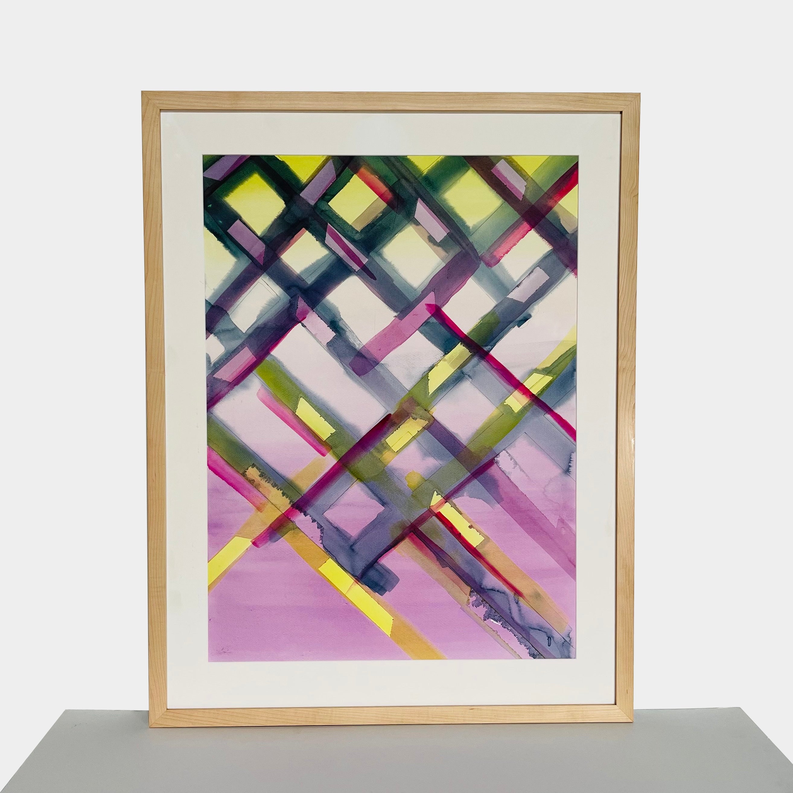 Watercolor: Trellis, Art & Prints - Modern Resale