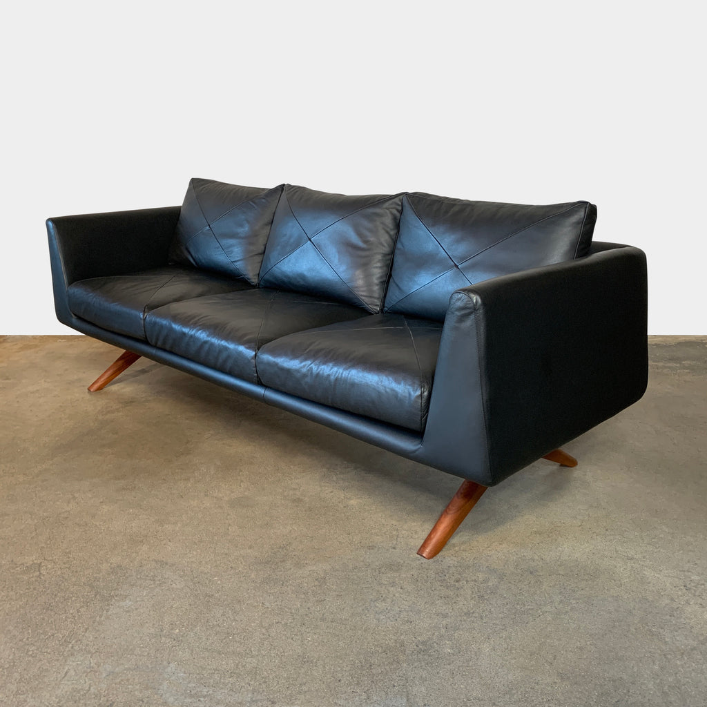 Hepburn Leather Sofa, Sofas - Modern Resale