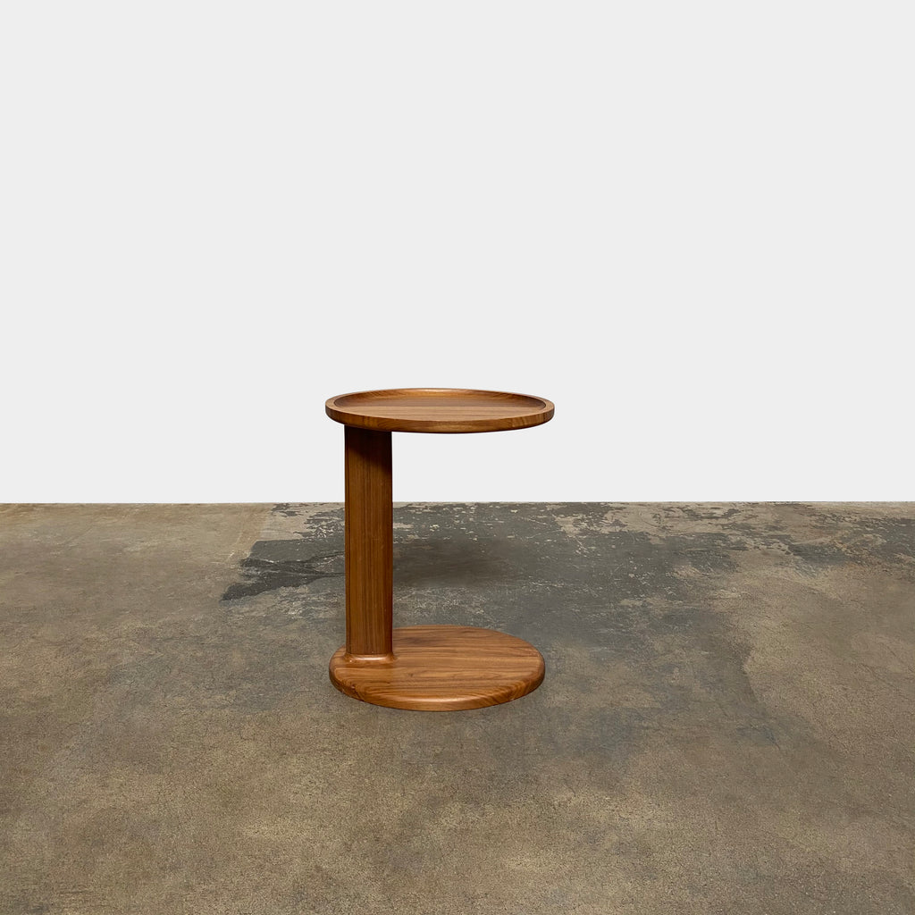 Oliver Walnut Side Table, Side Table - Modern Resale