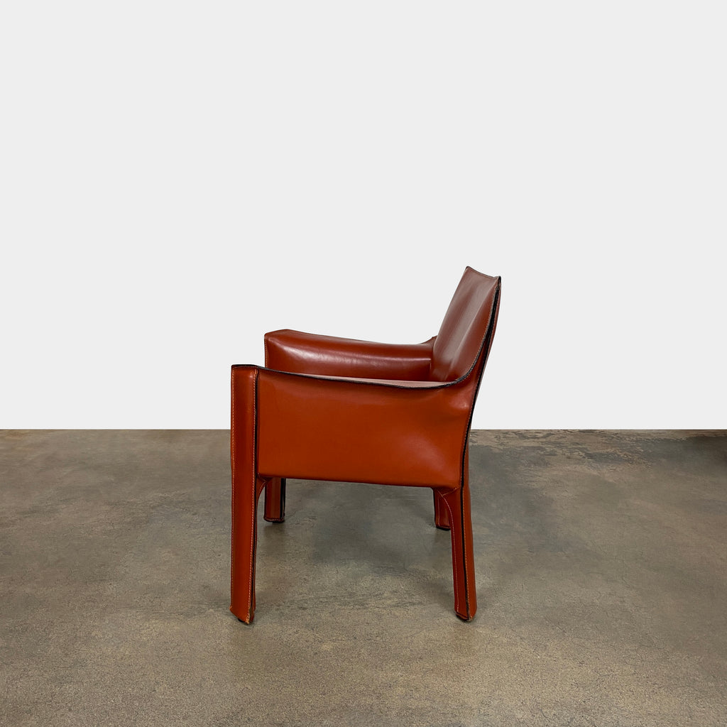 Vintage Leather Cab Chairs, Armchair - Modern Resale