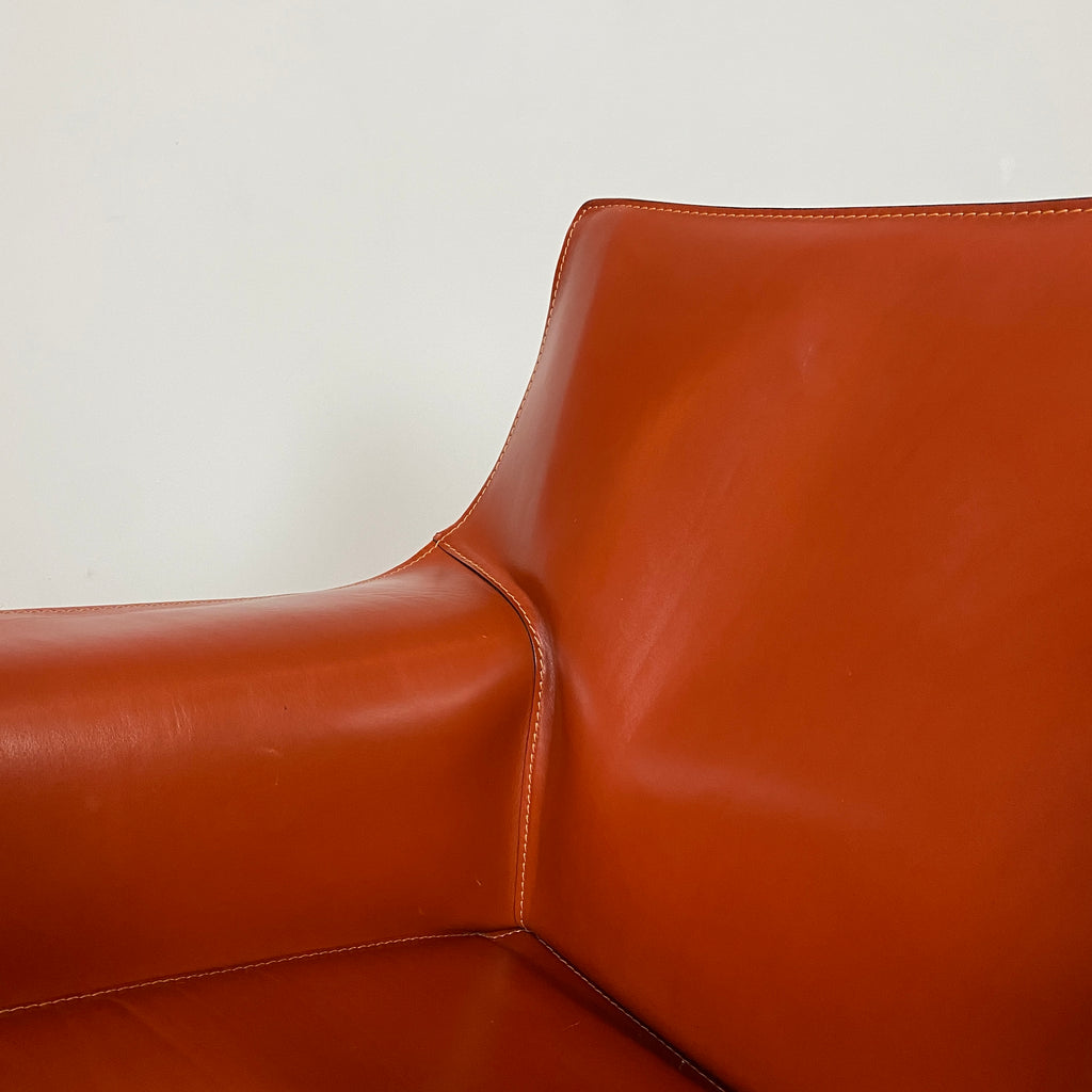 Vintage Leather Cab Chairs, Armchair - Modern Resale