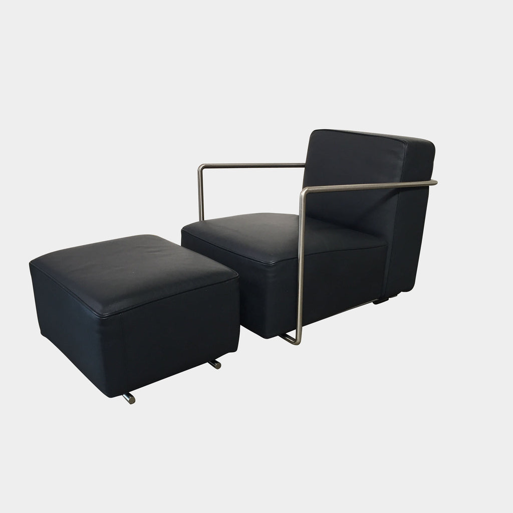 A.B.C. Lounge Chair & Ottoman, Chair & Ottoman - Modern Resale