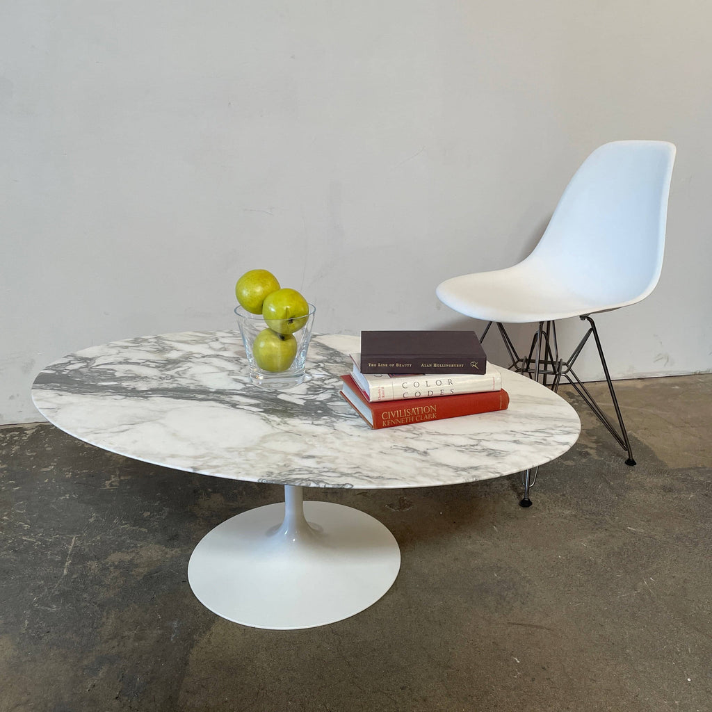 Saarinen Oval Pedestal Coffee Table, Coffee Tables - Modern Resale
