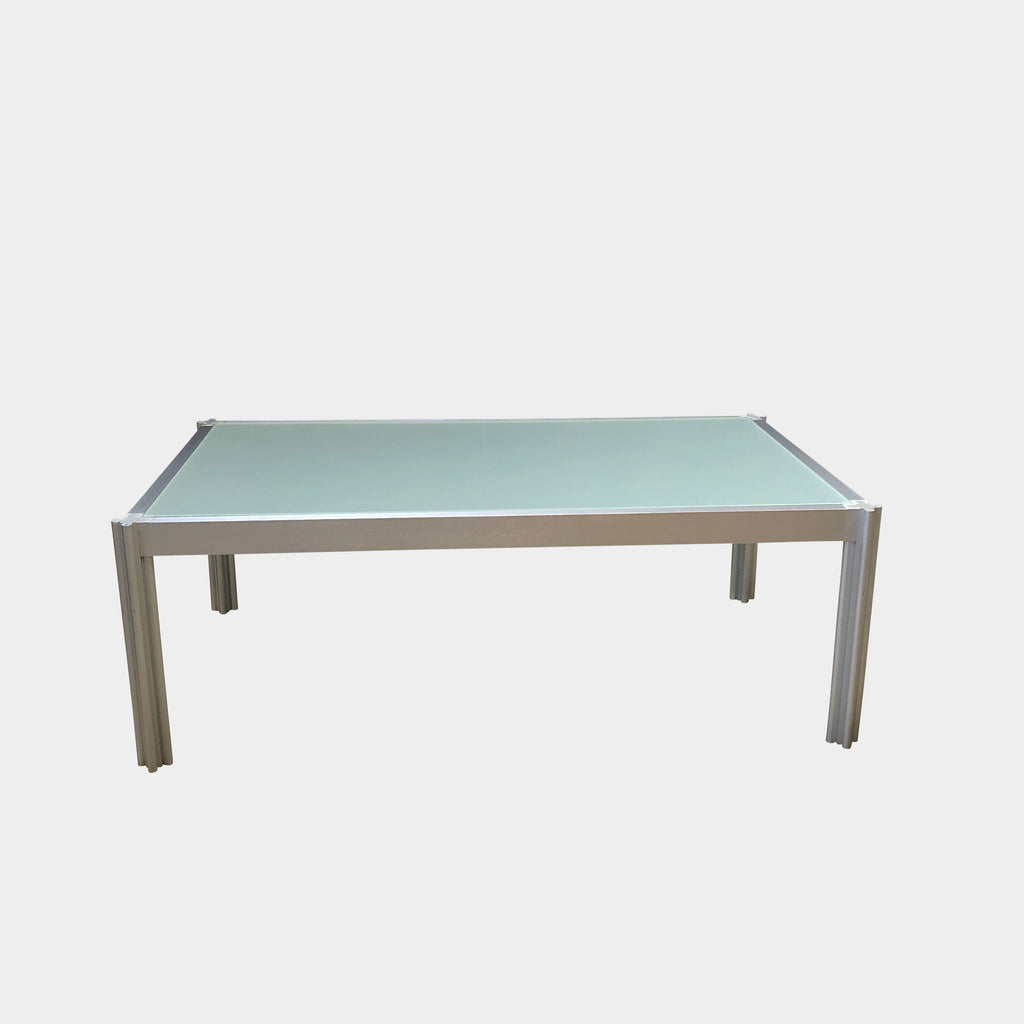 Frosted Glass Coffee Table, Coffee Table - Modern Resale