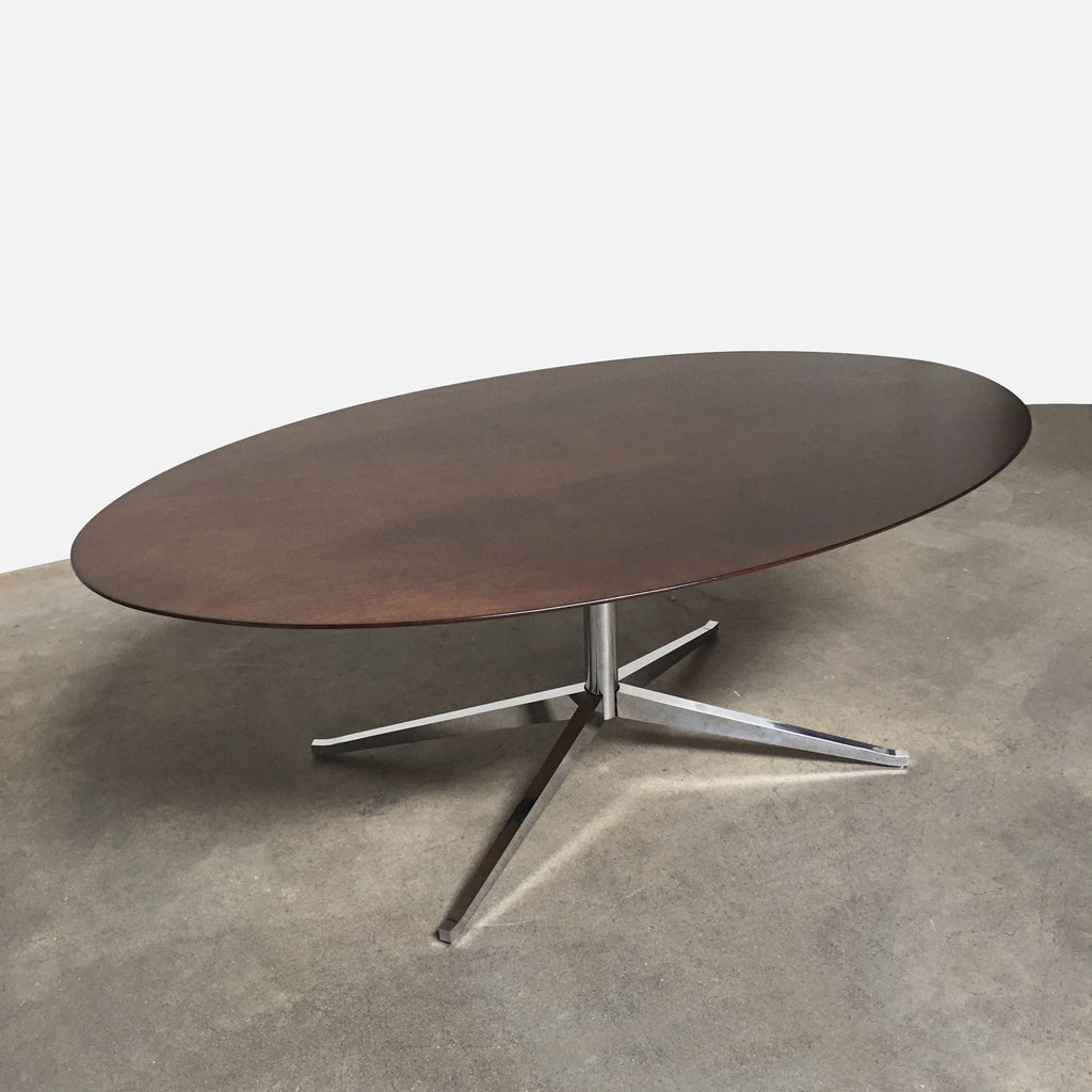 Elliptical Oval Dining Table, Dining Table - Modern Resale