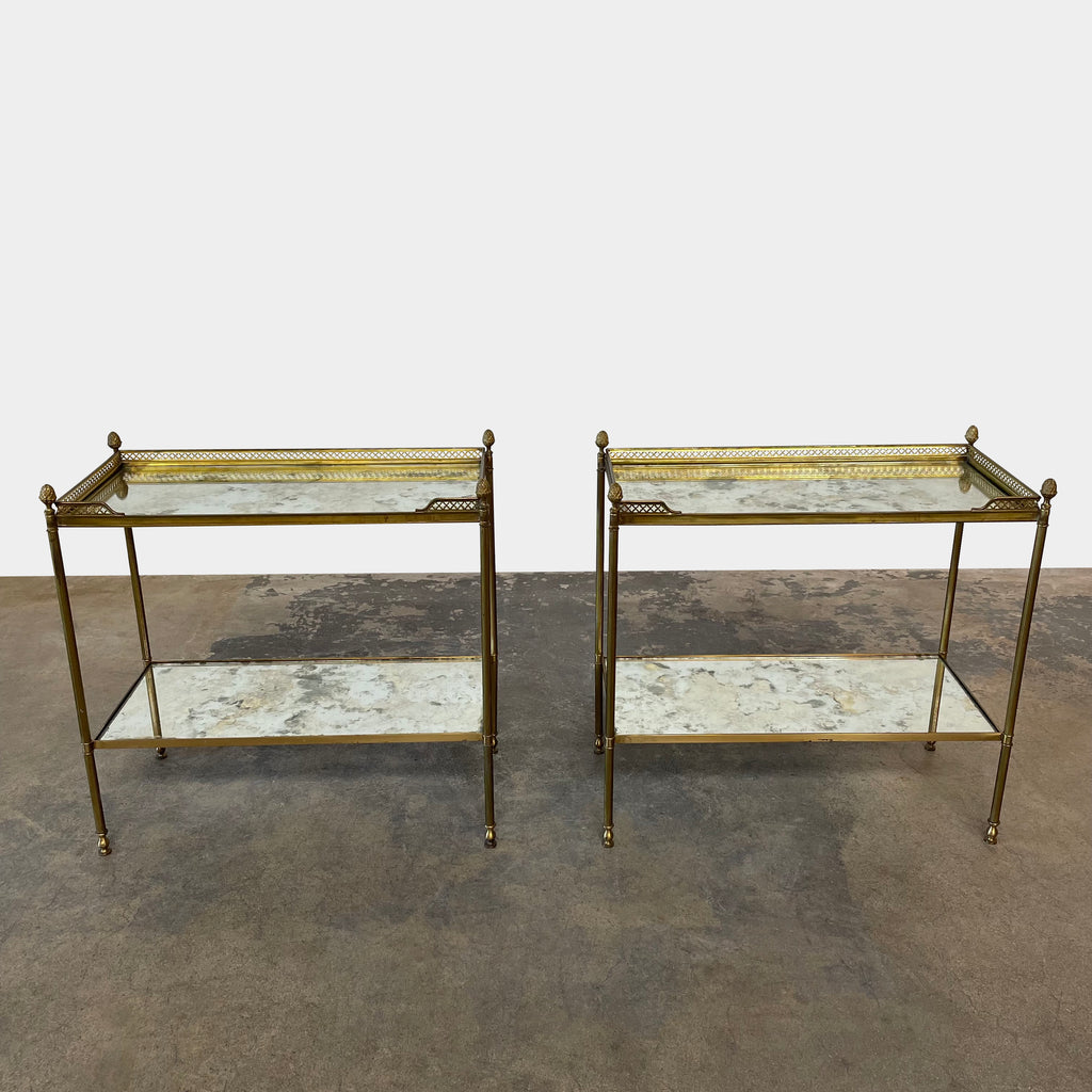 Pair of Vintage Side Tables, Accent Tables - Modern Resale